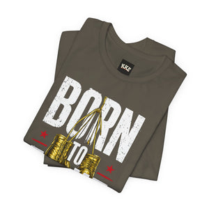 Born to Fight – Never Back Down Boxing T-Shirt