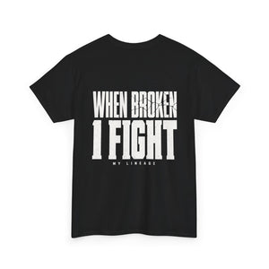 Forged by Pressure Boxing T-Shirt - When Broken, I Fight