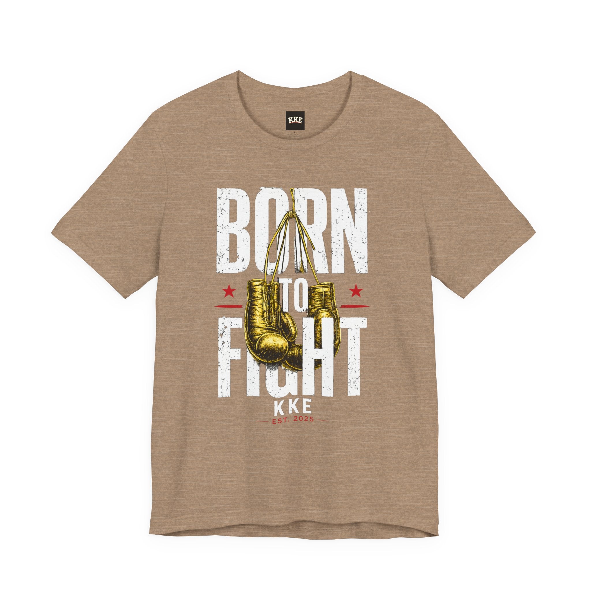 Born to Fight – Never Back Down Boxing T-Shirt