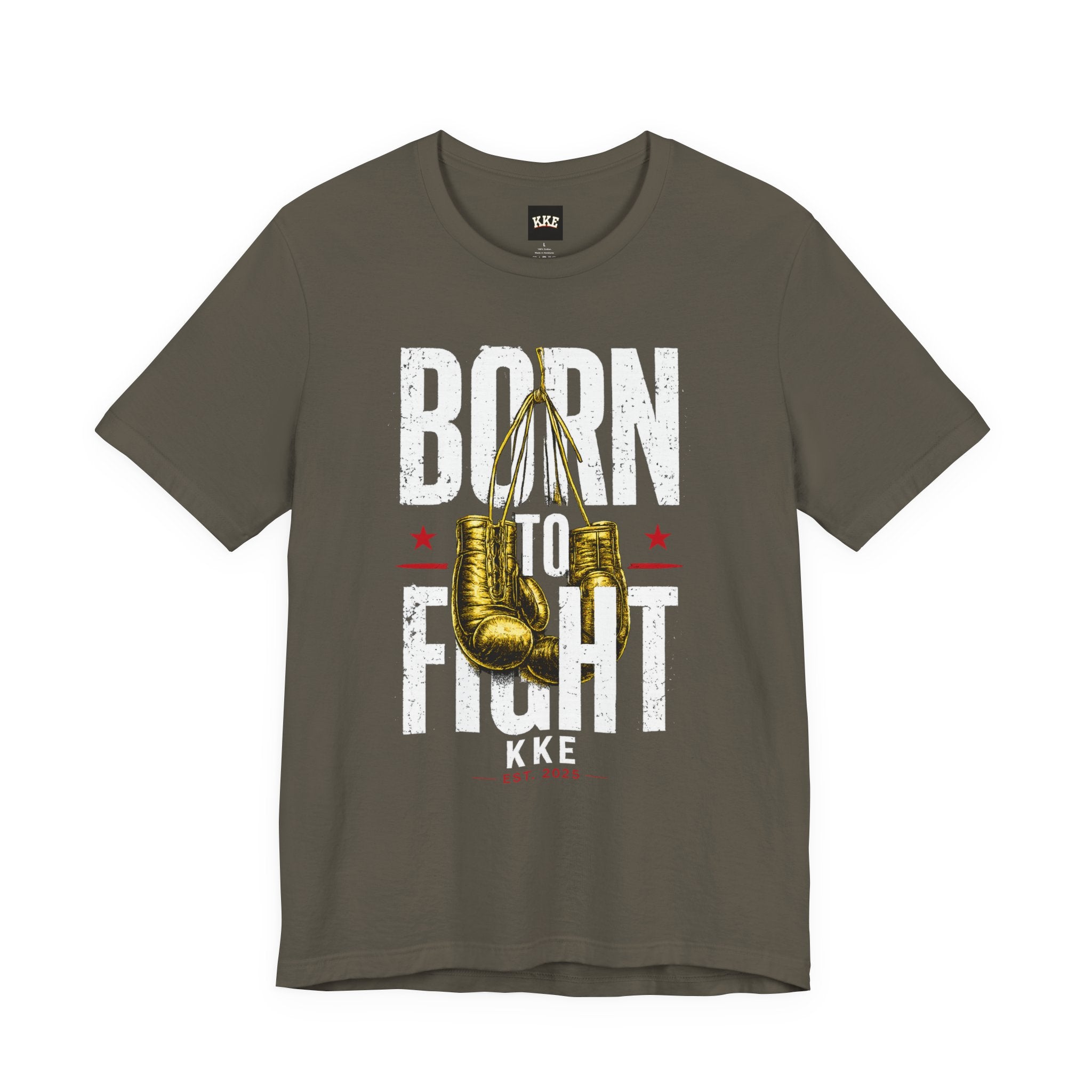 Born to Fight – Never Back Down Boxing T-Shirt