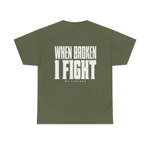 Forged by Pressure Boxing T-Shirt - When Broken, I Fight