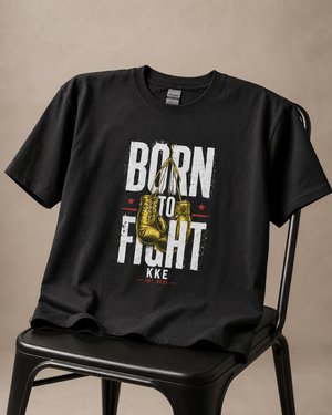 Born to Fight – Never Back Down Boxing T-Shirt
