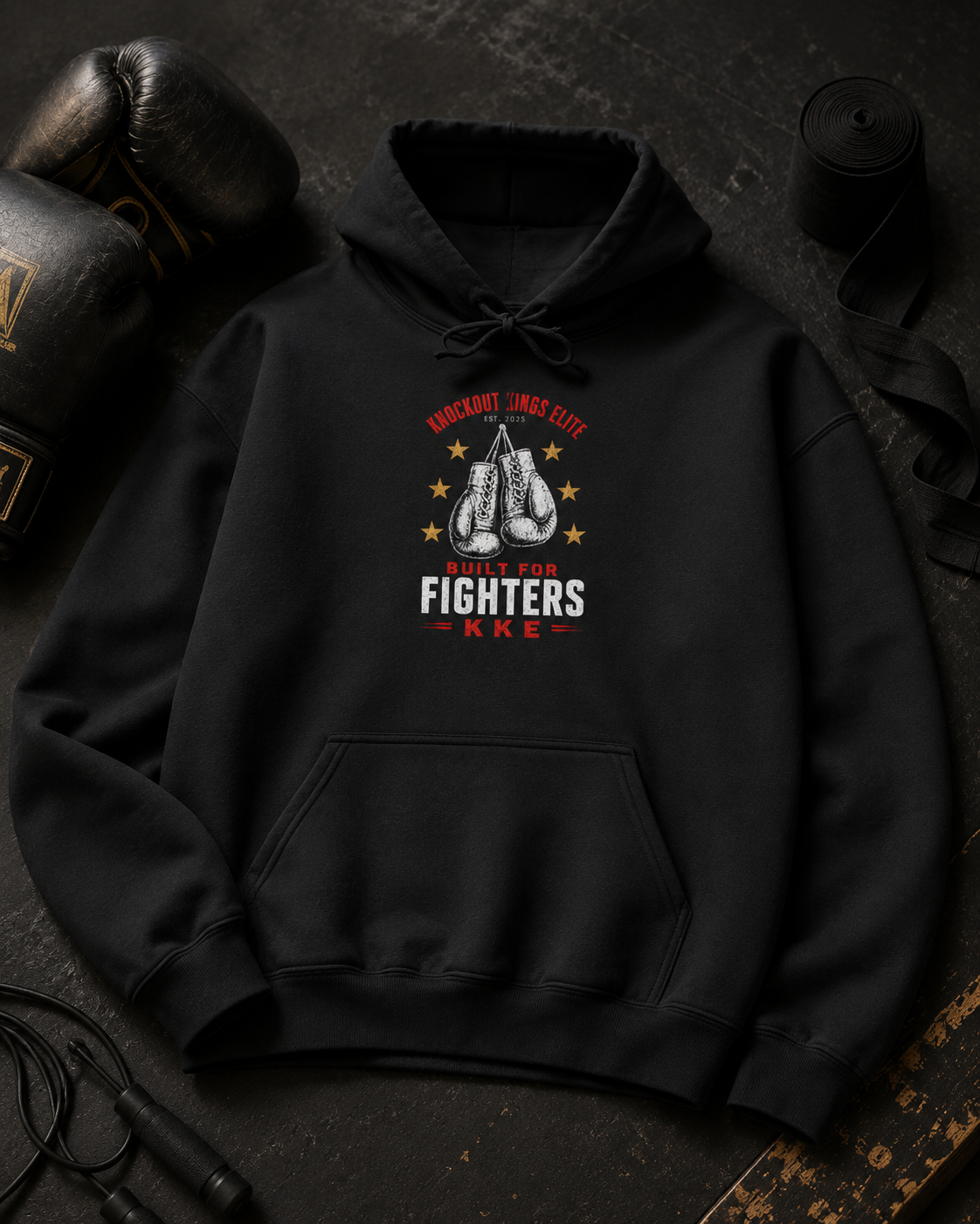 Knockout Kings Elite – Built for Fighters Boxing Hoodie