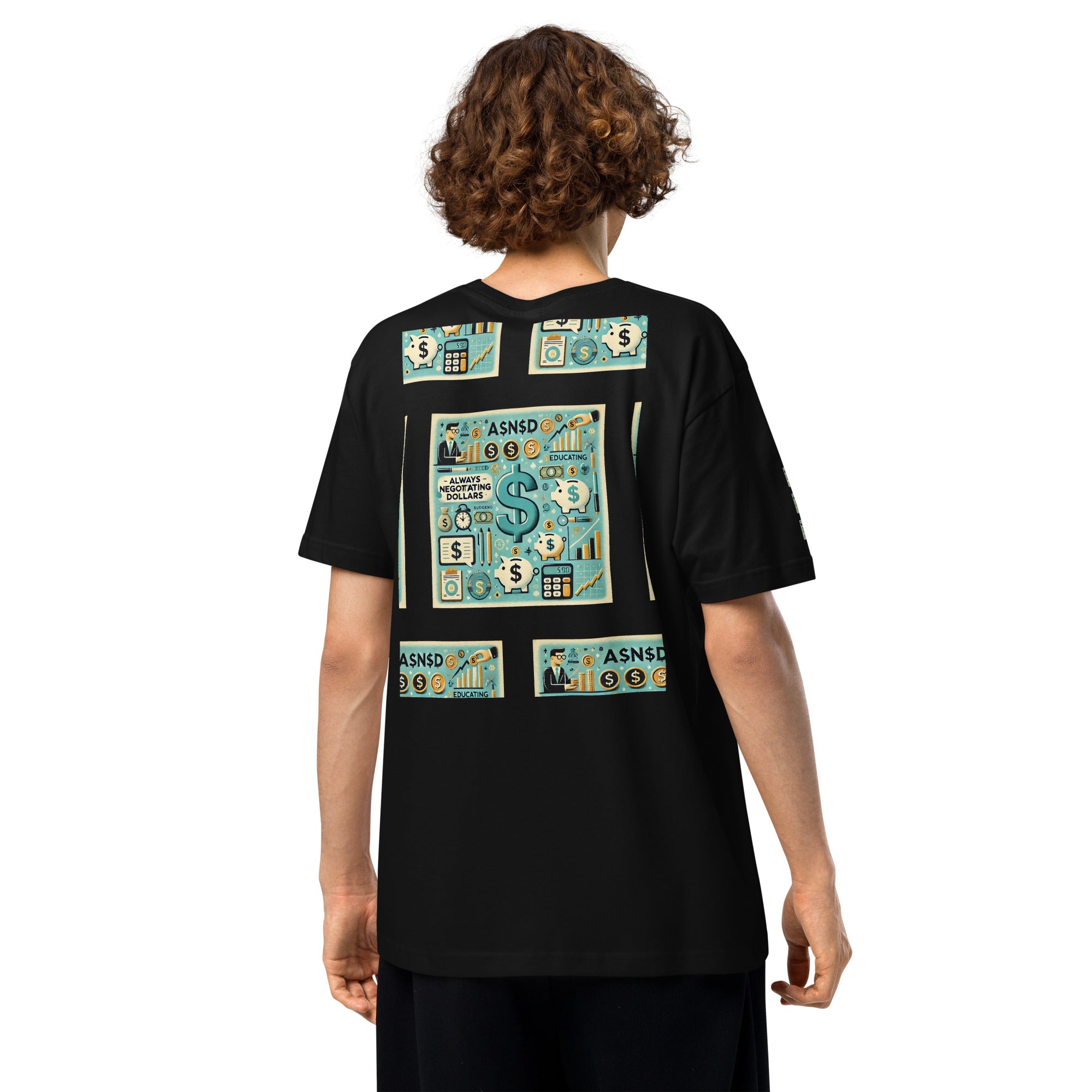 AND INC "Always Negotiating Dollars" Premium Heavyweight Tee