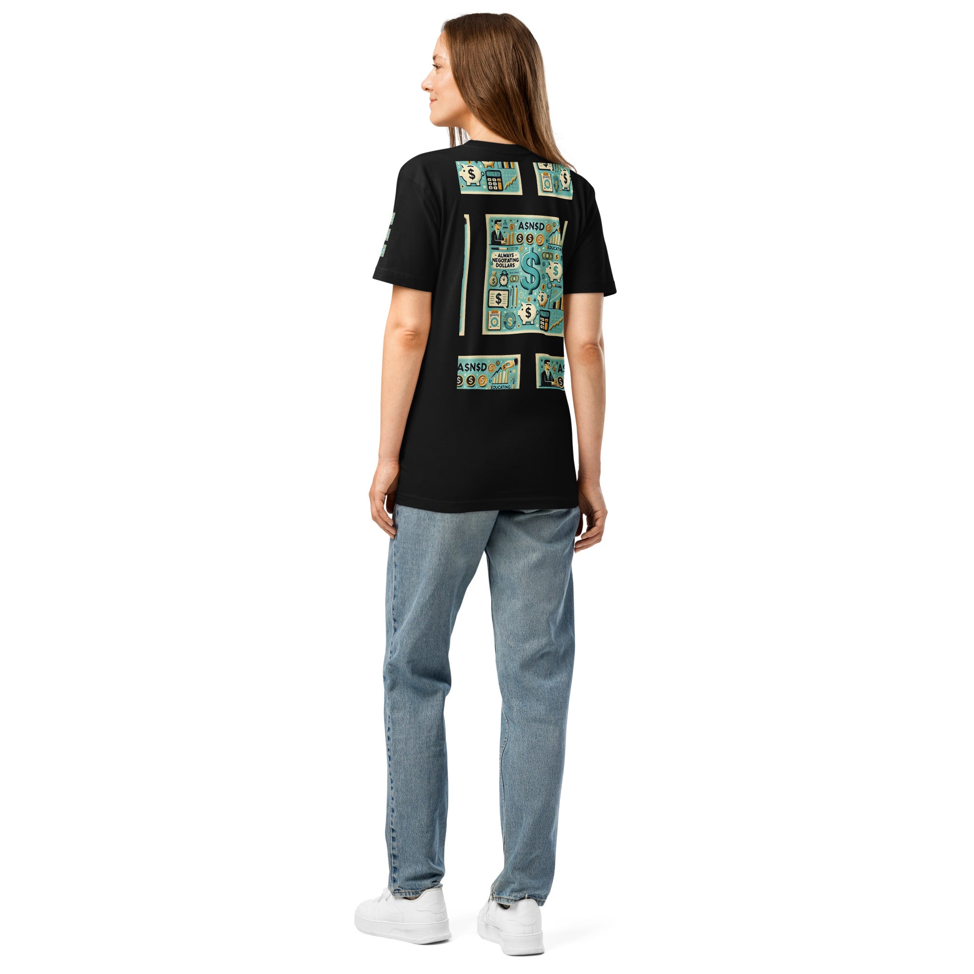 AND INC "Always Negotiating Dollars" Premium Heavyweight Tee