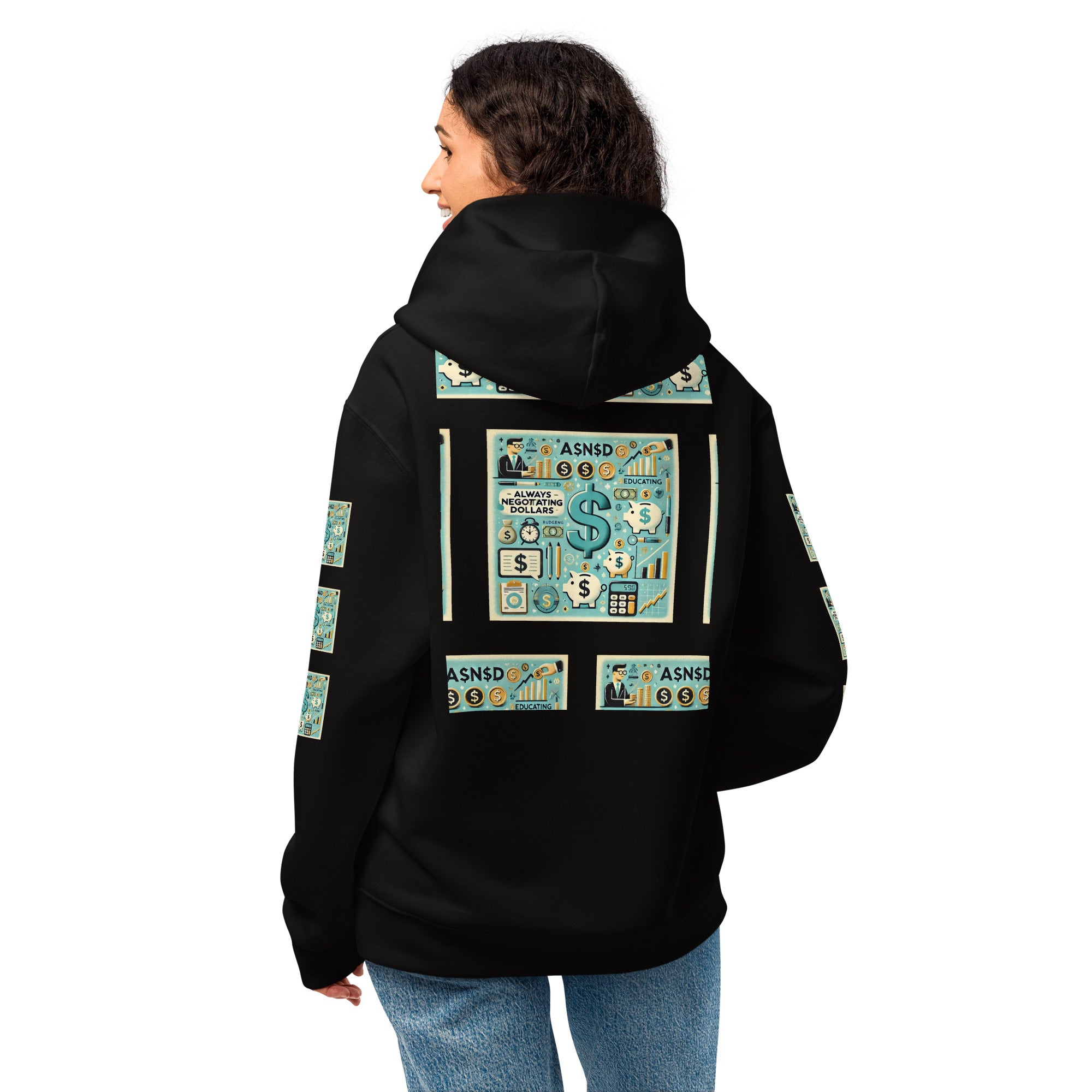 AND INC "Always Negotiating Dollars" Premium Pullover Hoodie
