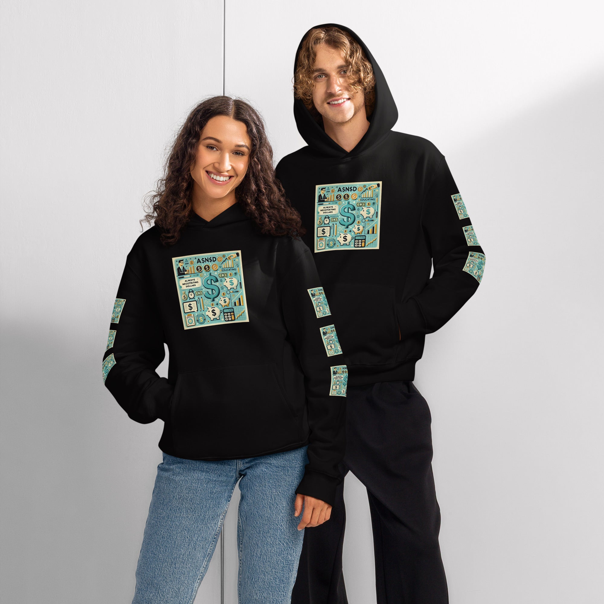 AND INC "Always Negotiating Dollars" Premium Pullover Hoodie