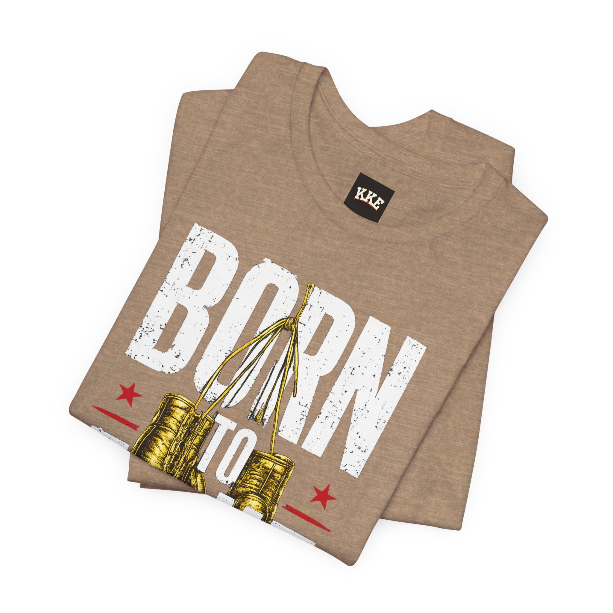 Born to Fight – Never Back Down Boxing T-Shirt