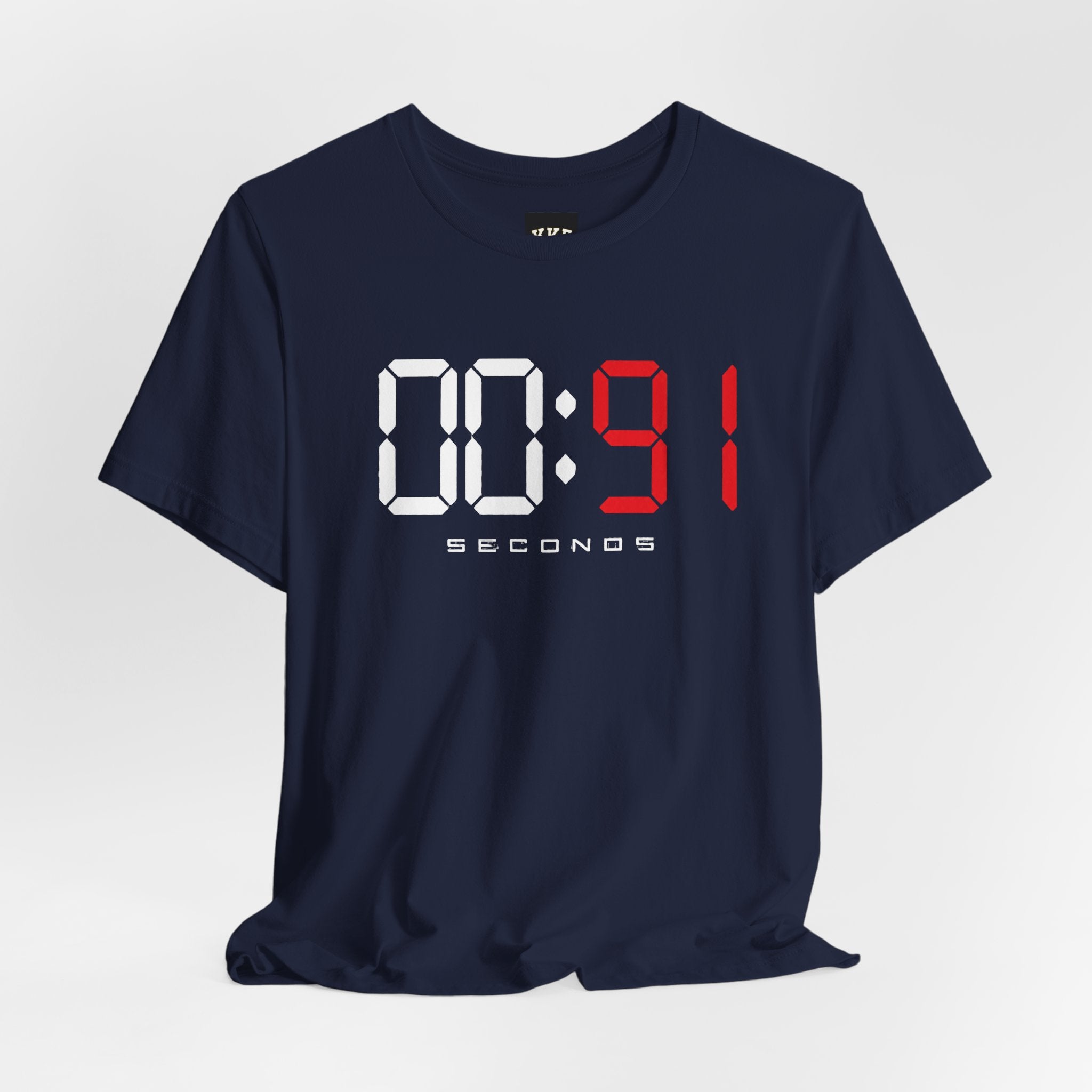 00:91 Seconds – Every Second Counts Boxing T-Shirt
