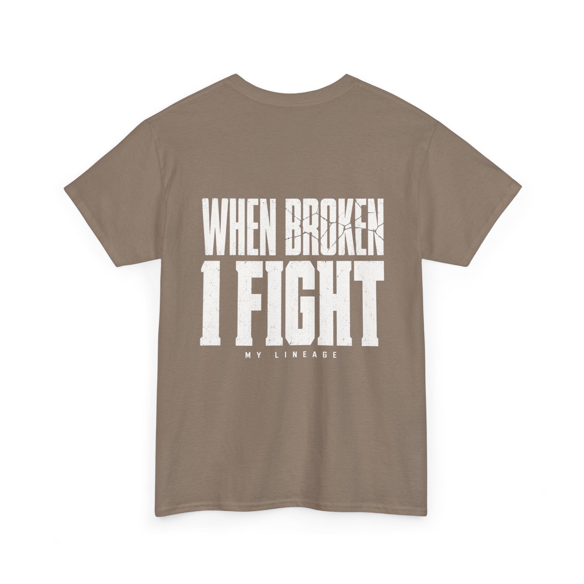 Forged by Pressure Boxing T-Shirt - When Broken, I Fight