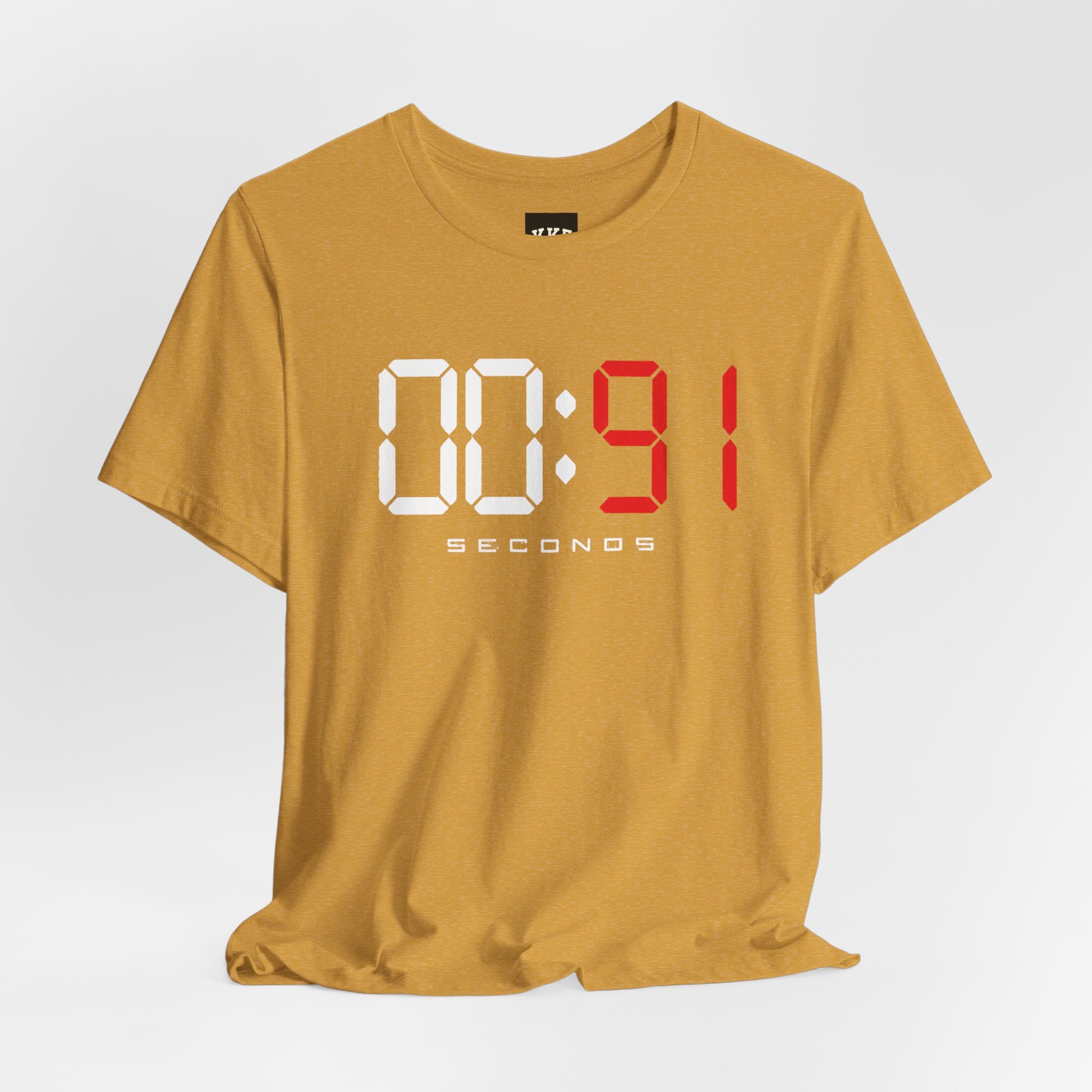 00:91 Seconds – Every Second Counts Boxing T-Shirt