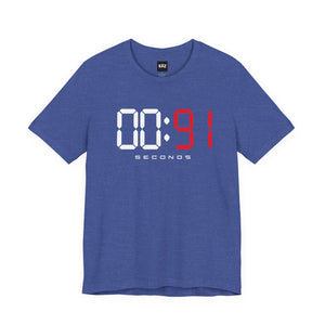 00:91 Seconds – Every Second Counts Boxing T-Shirt