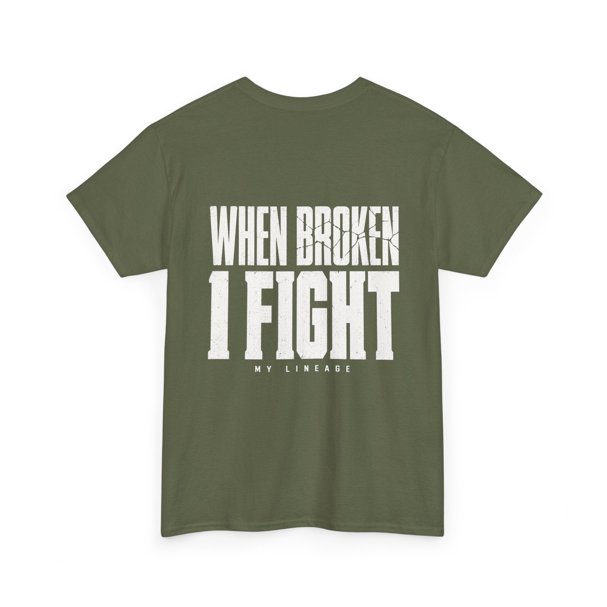 Forged by Pressure Boxing T-Shirt - When Broken, I Fight