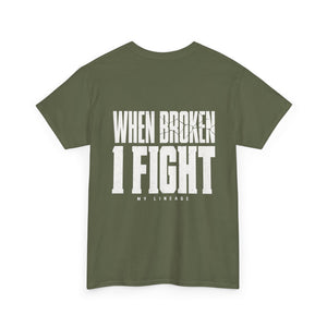 Forged by Pressure Boxing T-Shirt - When Broken, I Fight