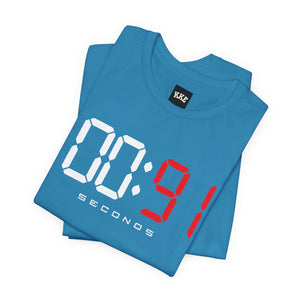00:91 Seconds – Every Second Counts Boxing T-Shirt
