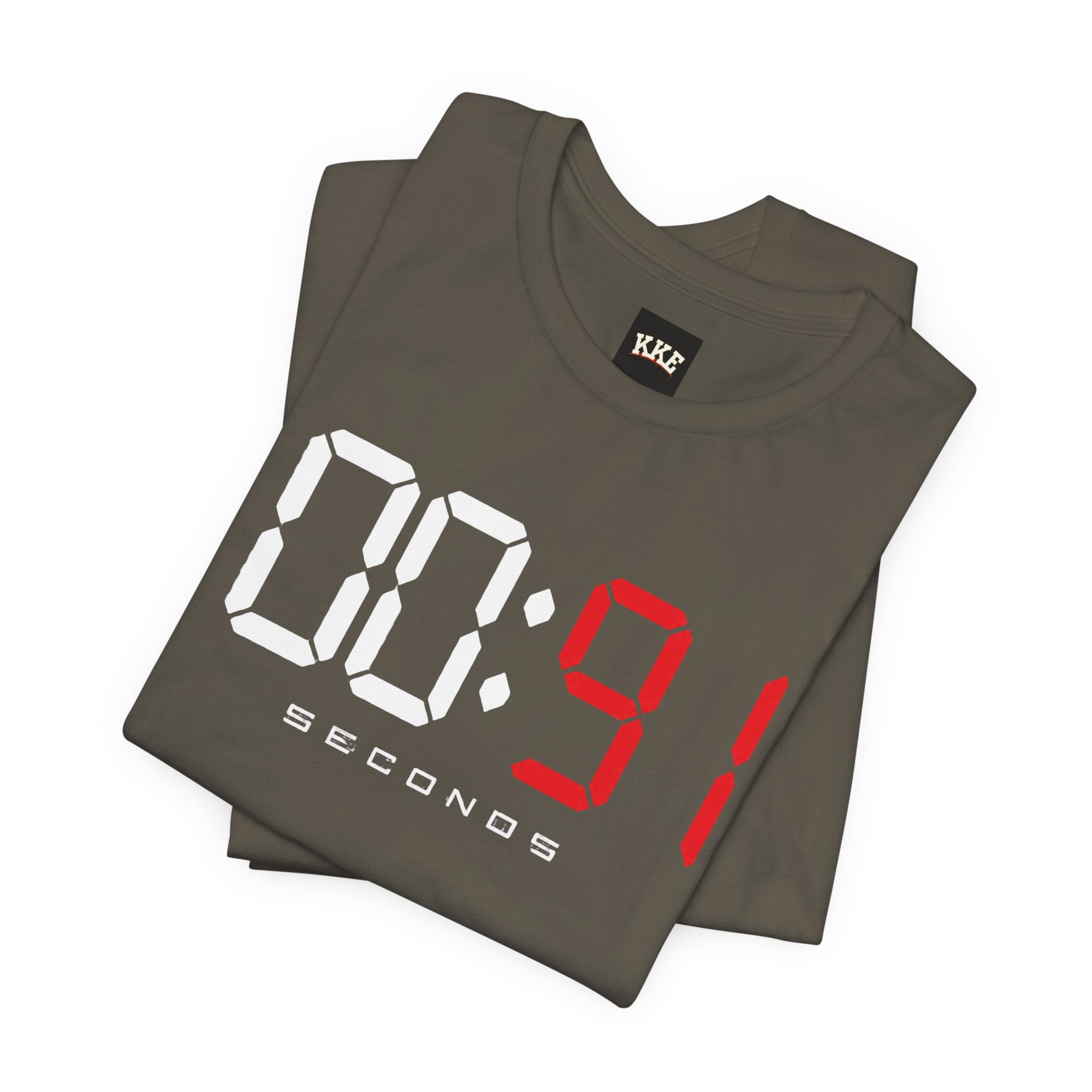 00:91 Seconds – Every Second Counts Boxing T-Shirt