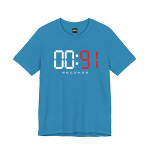 00:91 Seconds – Every Second Counts Boxing T-Shirt