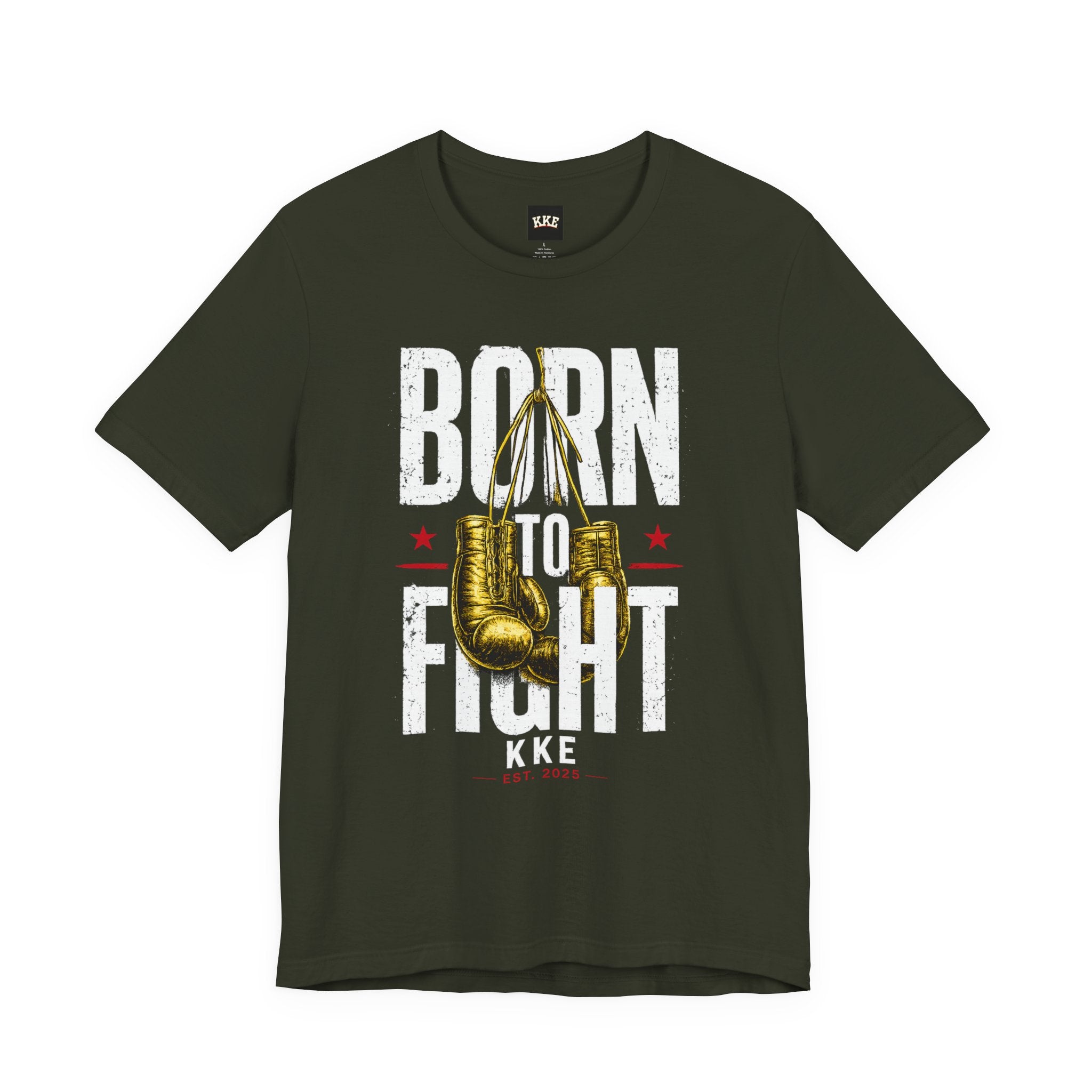 Born to Fight – Never Back Down Boxing T-Shirt