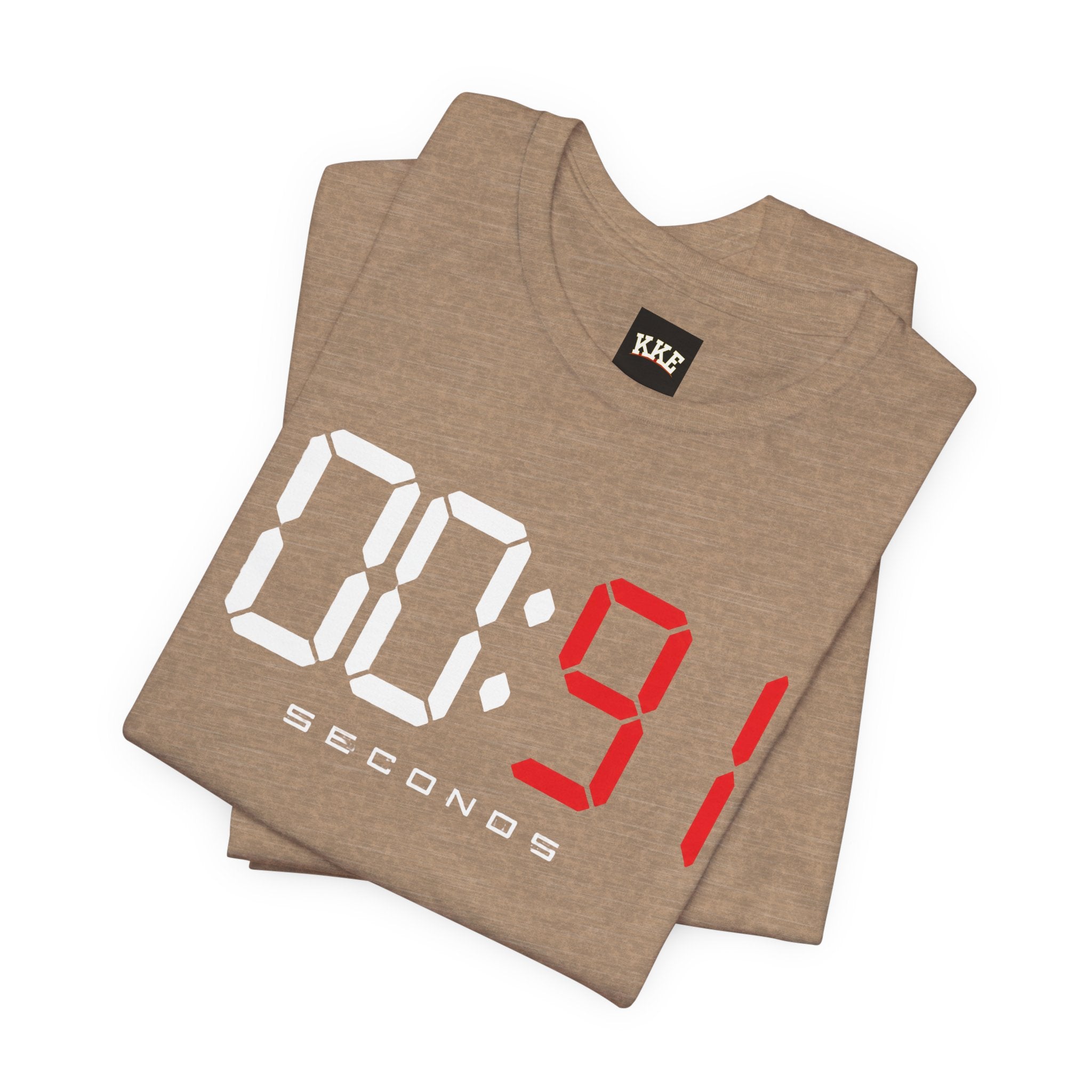 00:91 Seconds – Every Second Counts Boxing T-Shirt