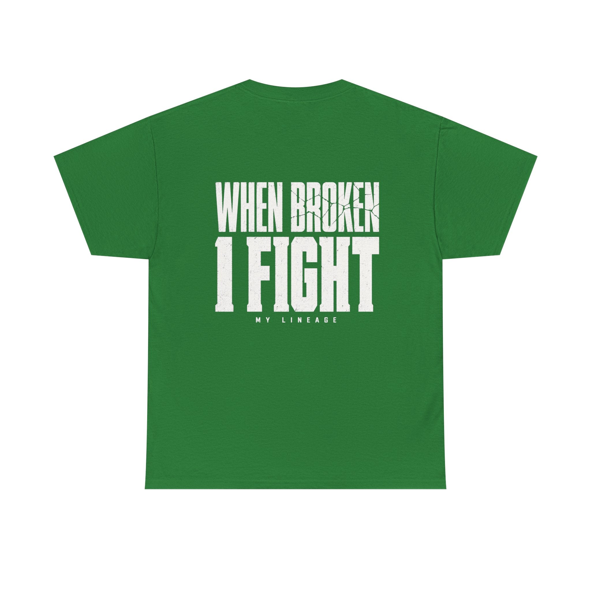 Forged by Pressure Boxing T-Shirt - When Broken, I Fight