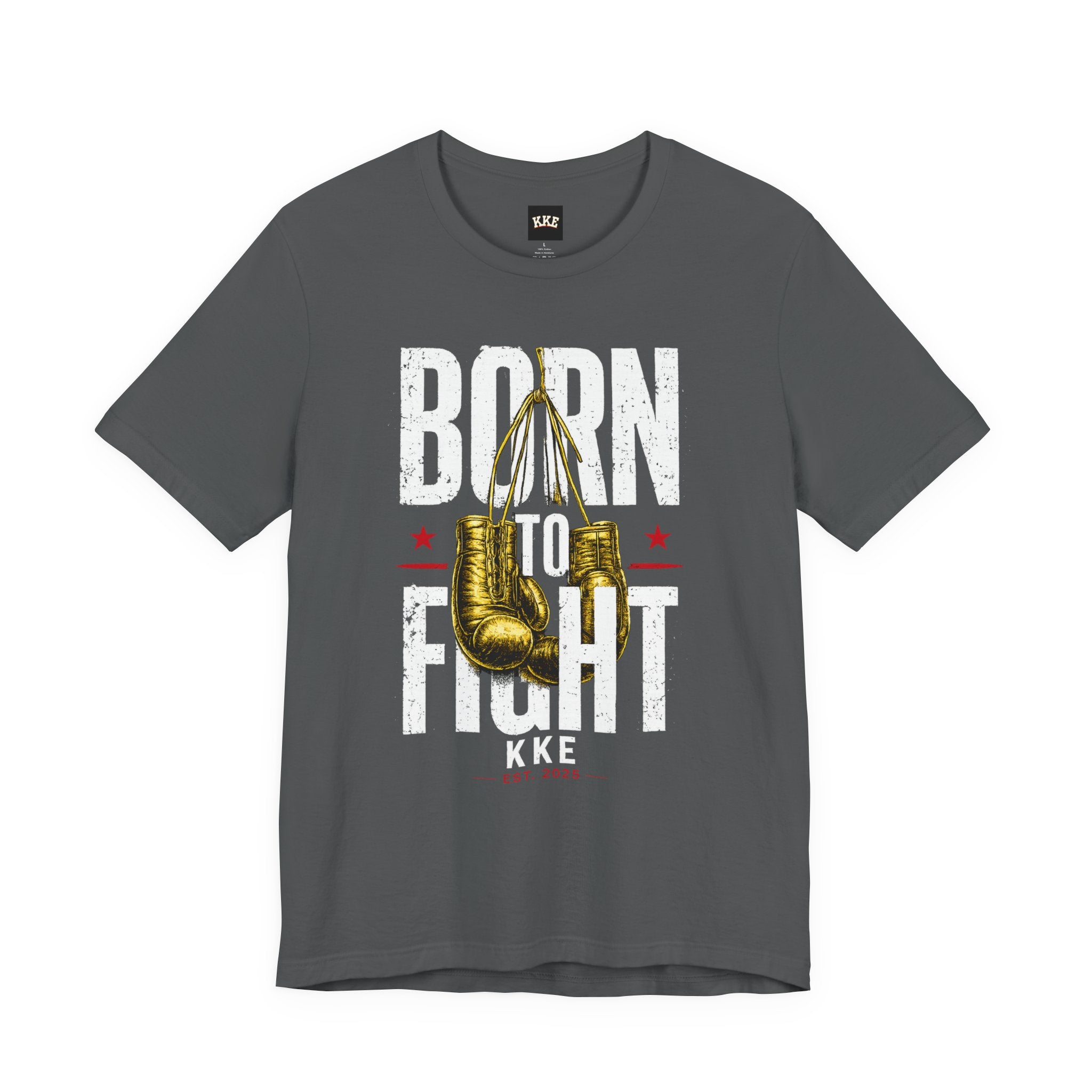 Born to Fight – Never Back Down Boxing T-Shirt
