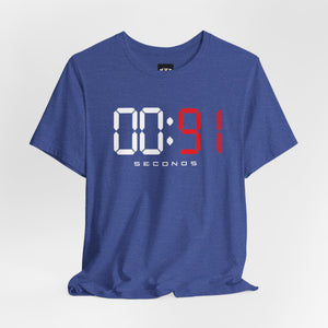 00:91 Seconds – Every Second Counts Boxing T-Shirt