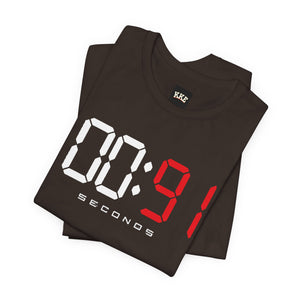 00:91 Seconds – Every Second Counts Boxing T-Shirt