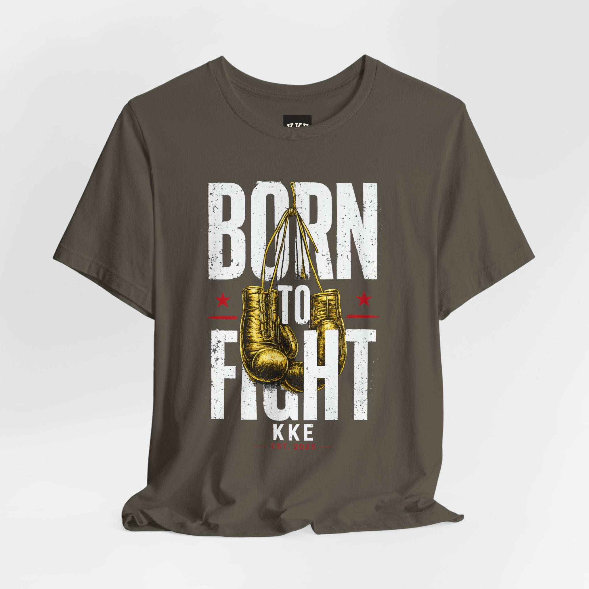 Born to Fight – Never Back Down Boxing T-Shirt