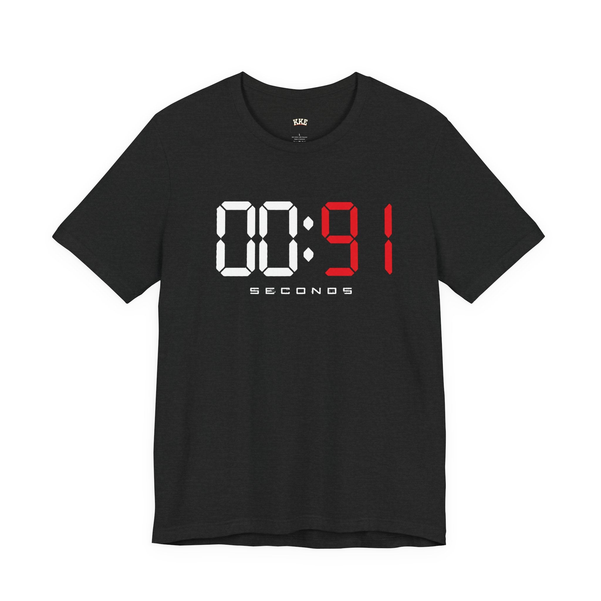 00:91 Seconds – Every Second Counts Boxing T-Shirt