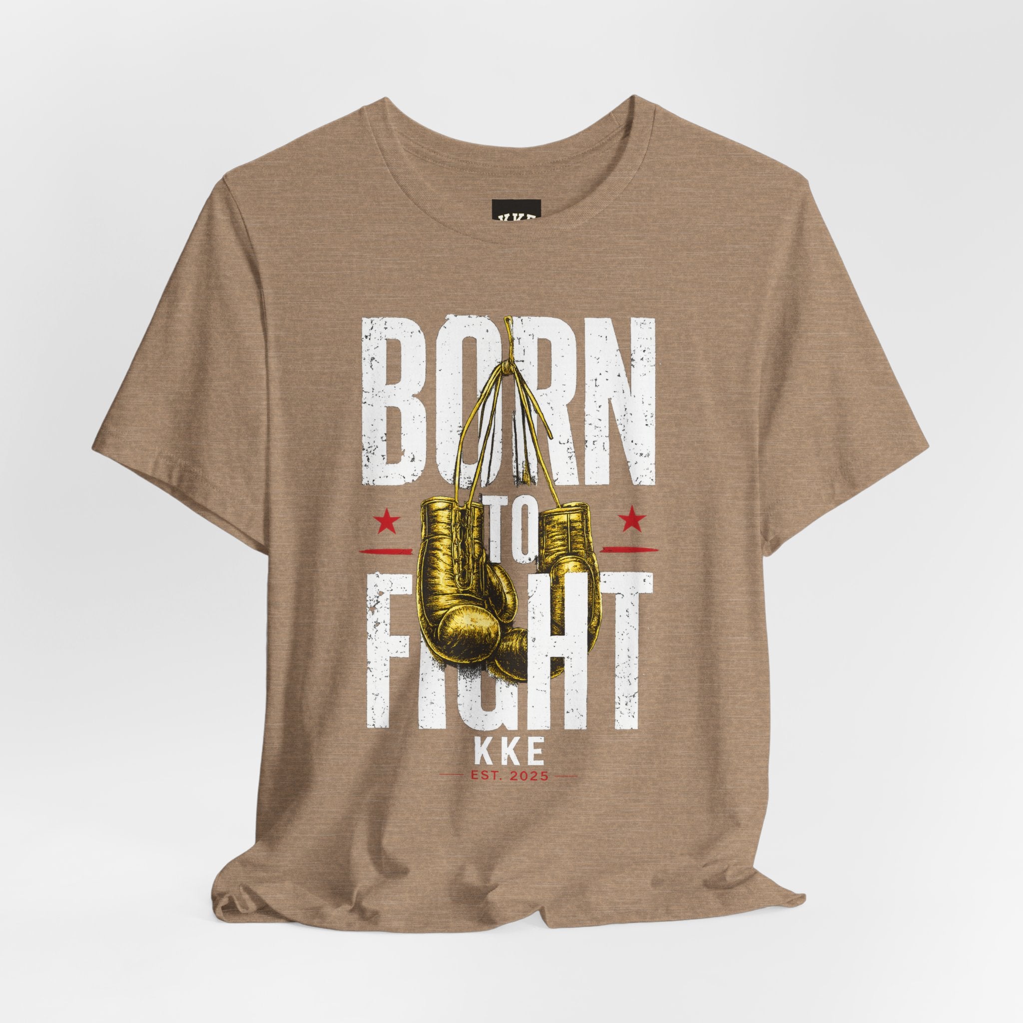 Born to Fight – Never Back Down Boxing T-Shirt
