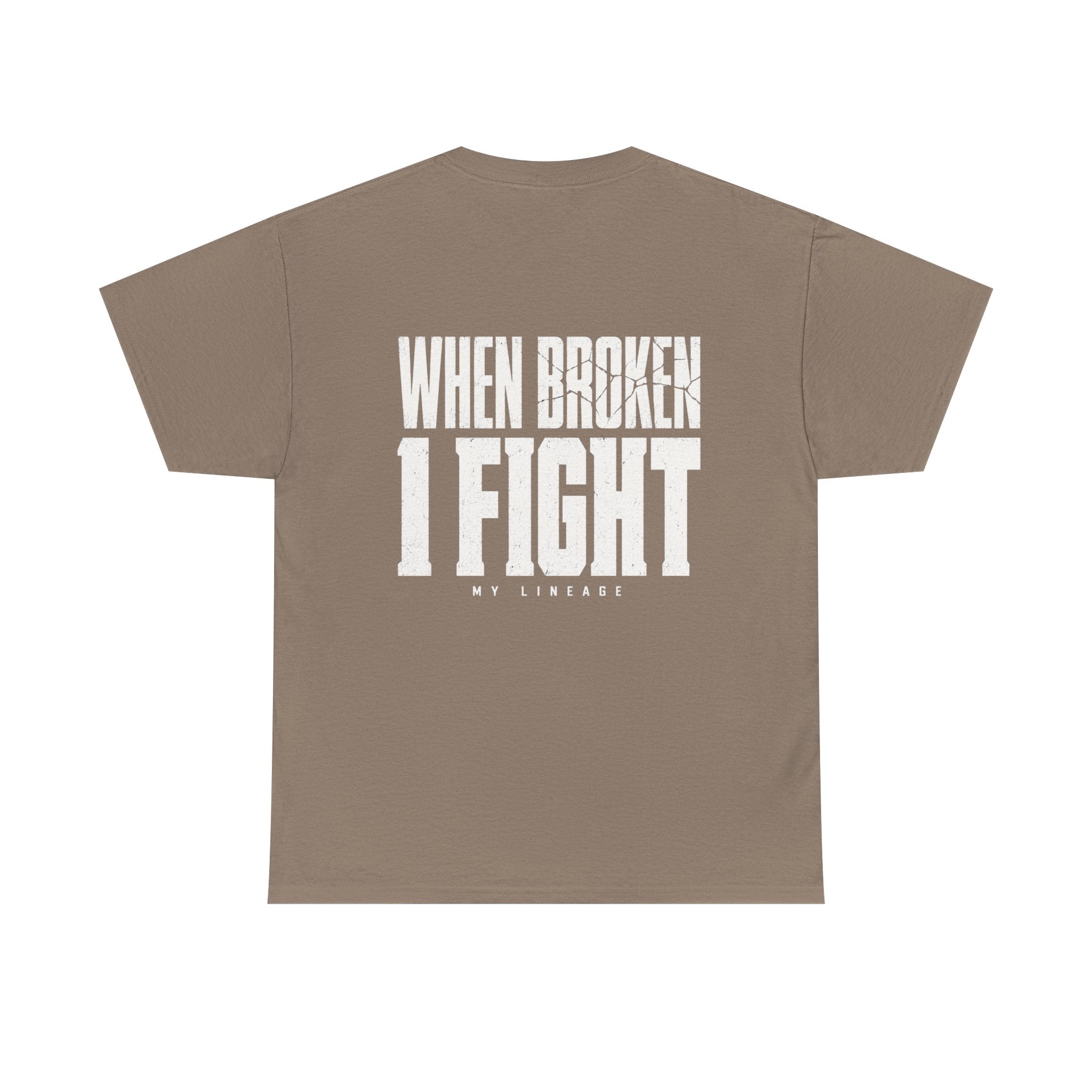 Forged by Pressure Boxing T-Shirt - When Broken, I Fight
