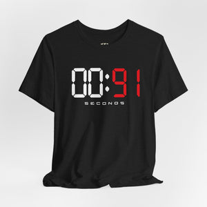 00:91 Seconds – Every Second Counts Boxing T-Shirt