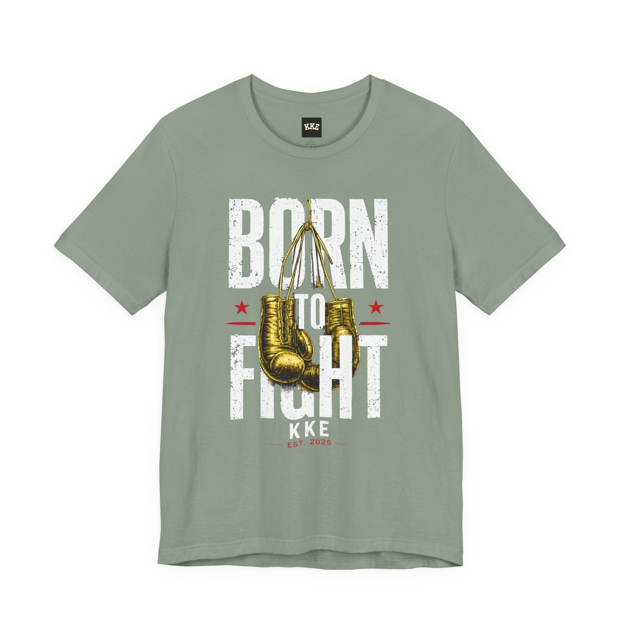 Born to Fight – Never Back Down Boxing T-Shirt