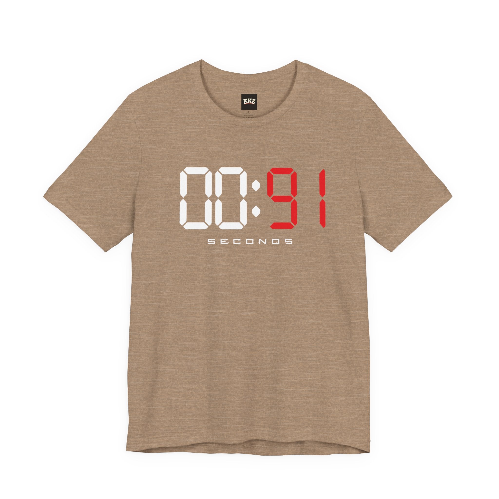 00:91 Seconds – Every Second Counts Boxing T-Shirt