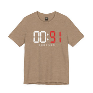 00:91 Seconds – Every Second Counts Boxing T-Shirt