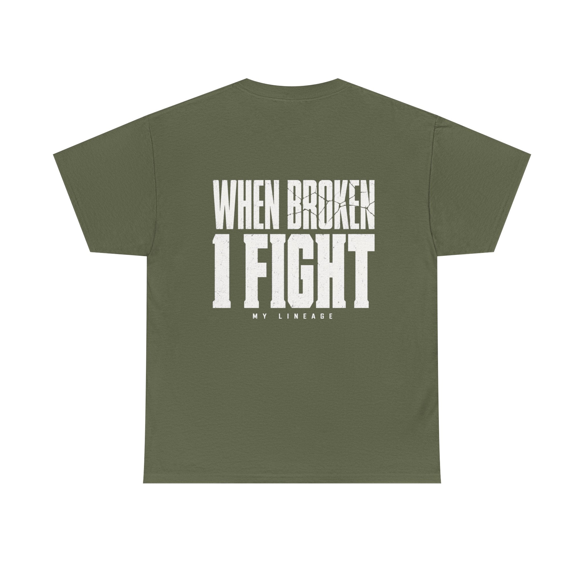Forged by Pressure Boxing T-Shirt - When Broken, I Fight
