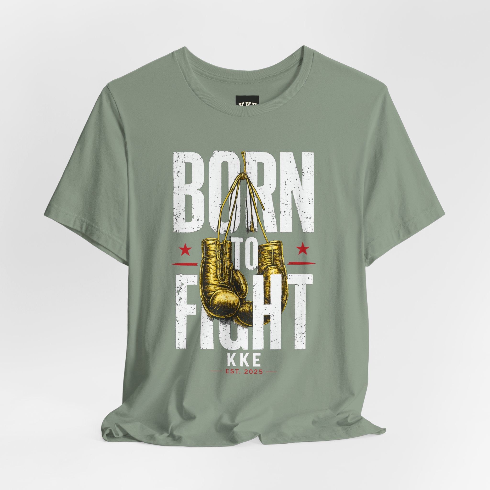 Born to Fight – Never Back Down Boxing T-Shirt
