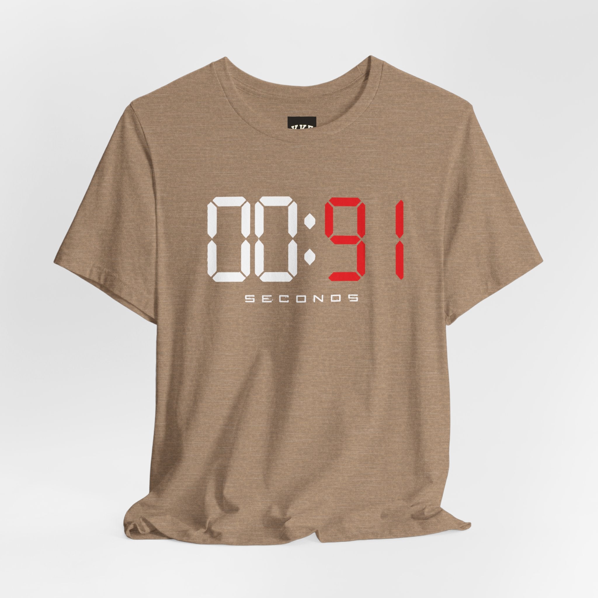 00:91 Seconds – Every Second Counts Boxing T-Shirt