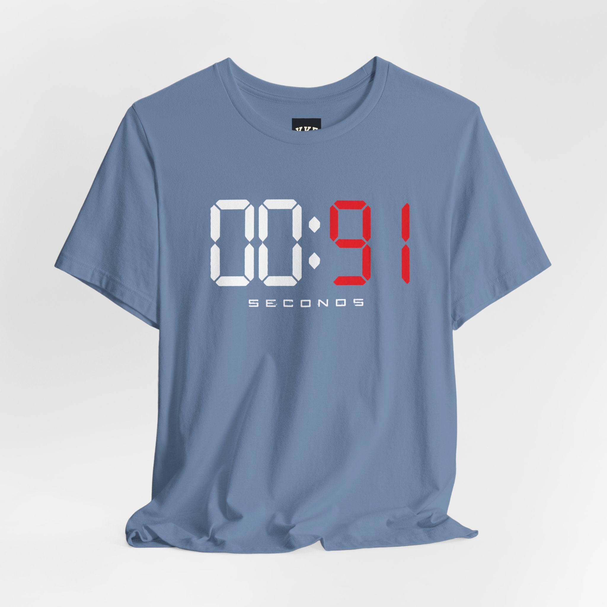 00:91 Seconds – Every Second Counts Boxing T-Shirt