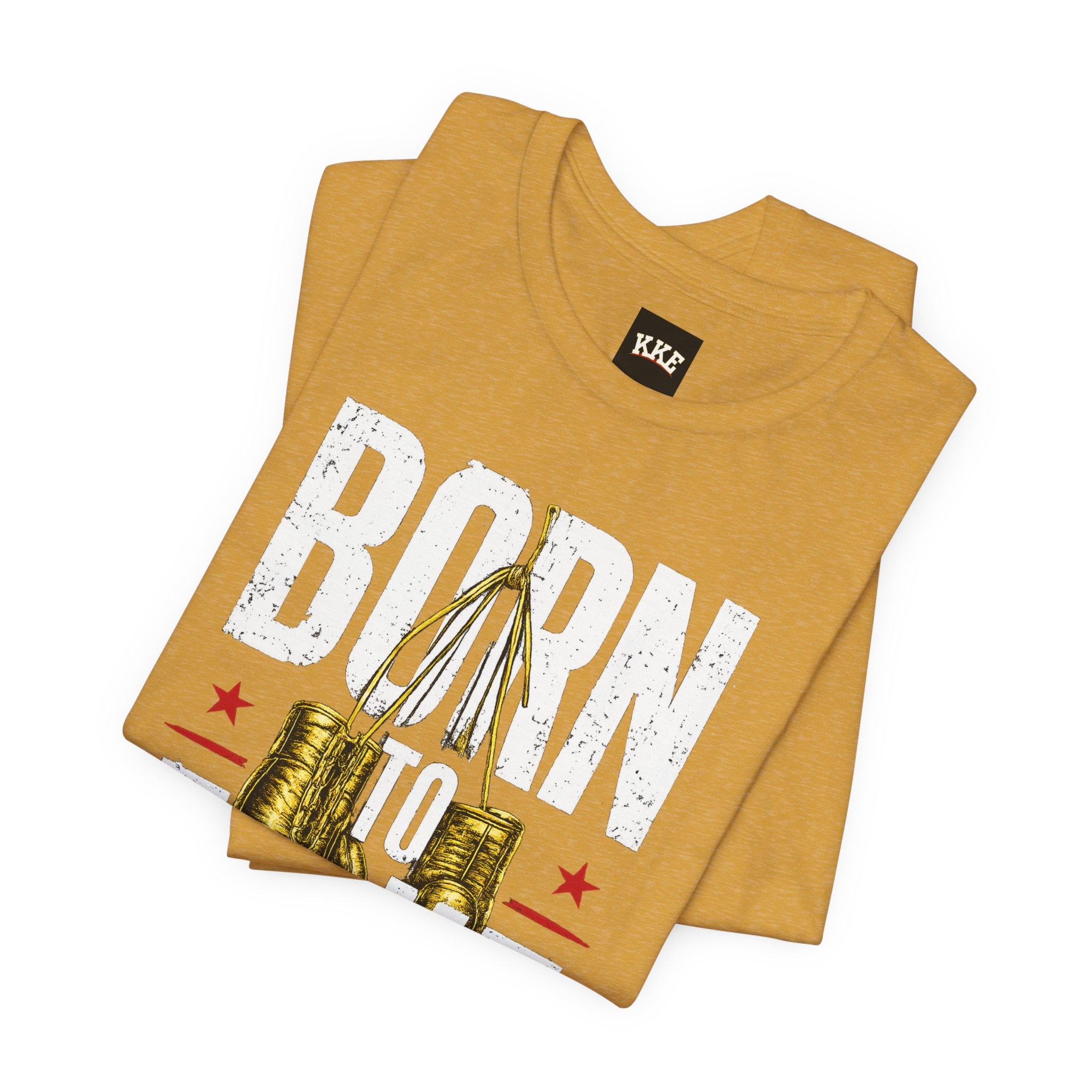 Born to Fight – Never Back Down Boxing T-Shirt