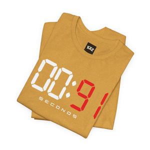 00:91 Seconds – Every Second Counts Boxing T-Shirt