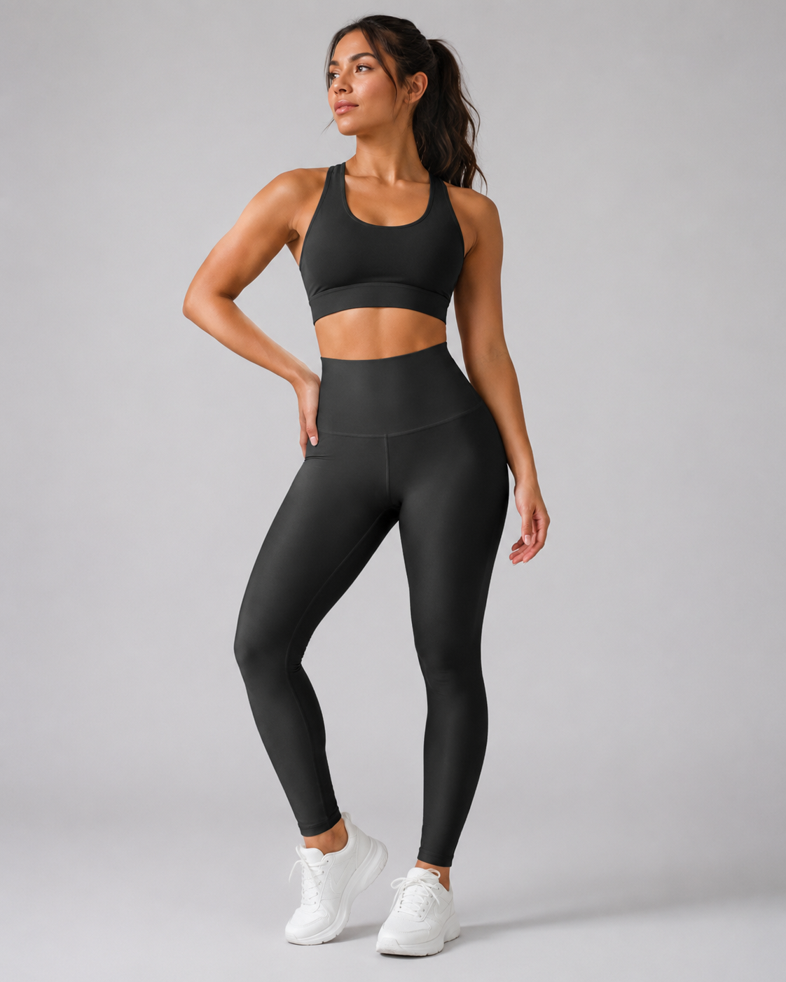 High Waisted Yoga Leggings (AOP)