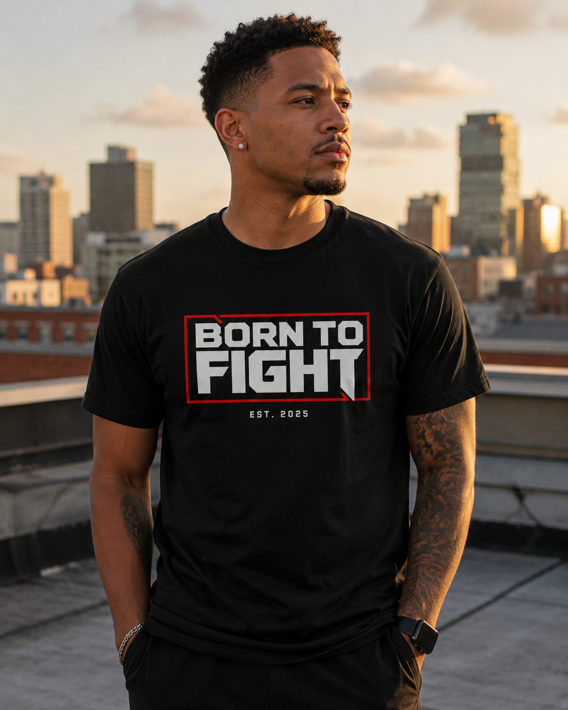 Born to Fight Boxing T-Shirt