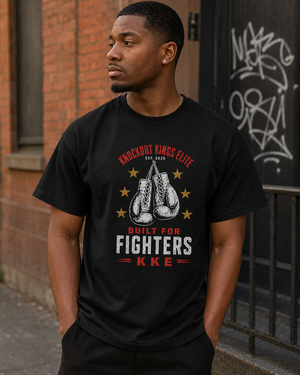 Knockout Kings Elite – Built for Fighters Boxing T-Shirt