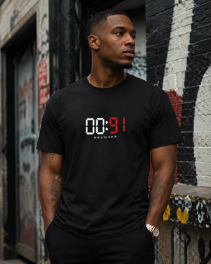 00:91 Seconds – Every Second Counts Boxing T-Shirt