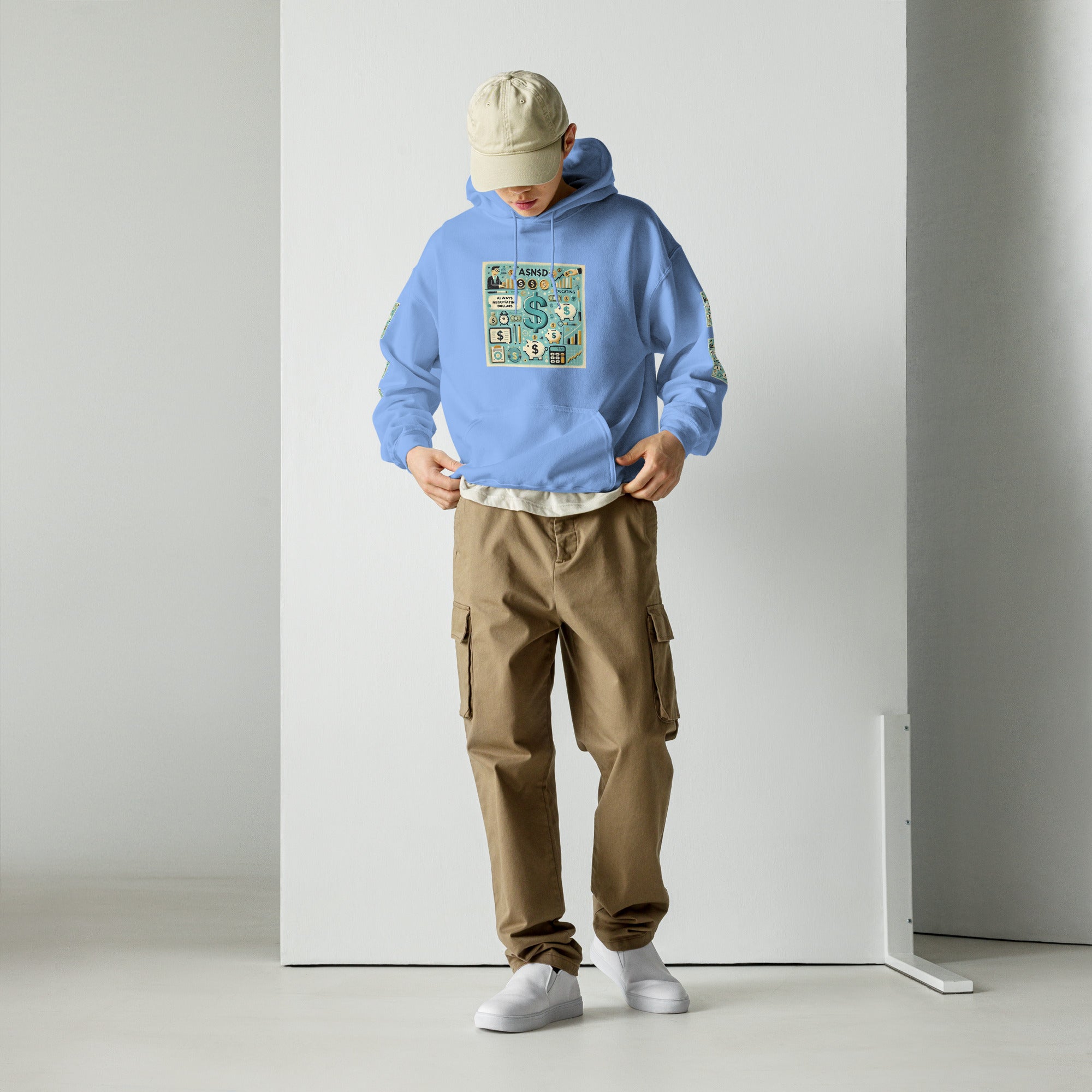 AND INC "Always Negotiating Dollars" Premium Pullover Hoodie