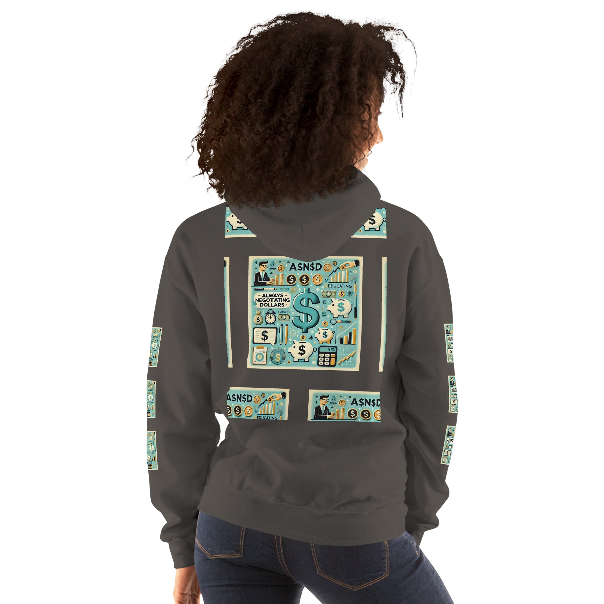 AND INC "Always Negotiating Dollars" Premium Pullover Hoodie