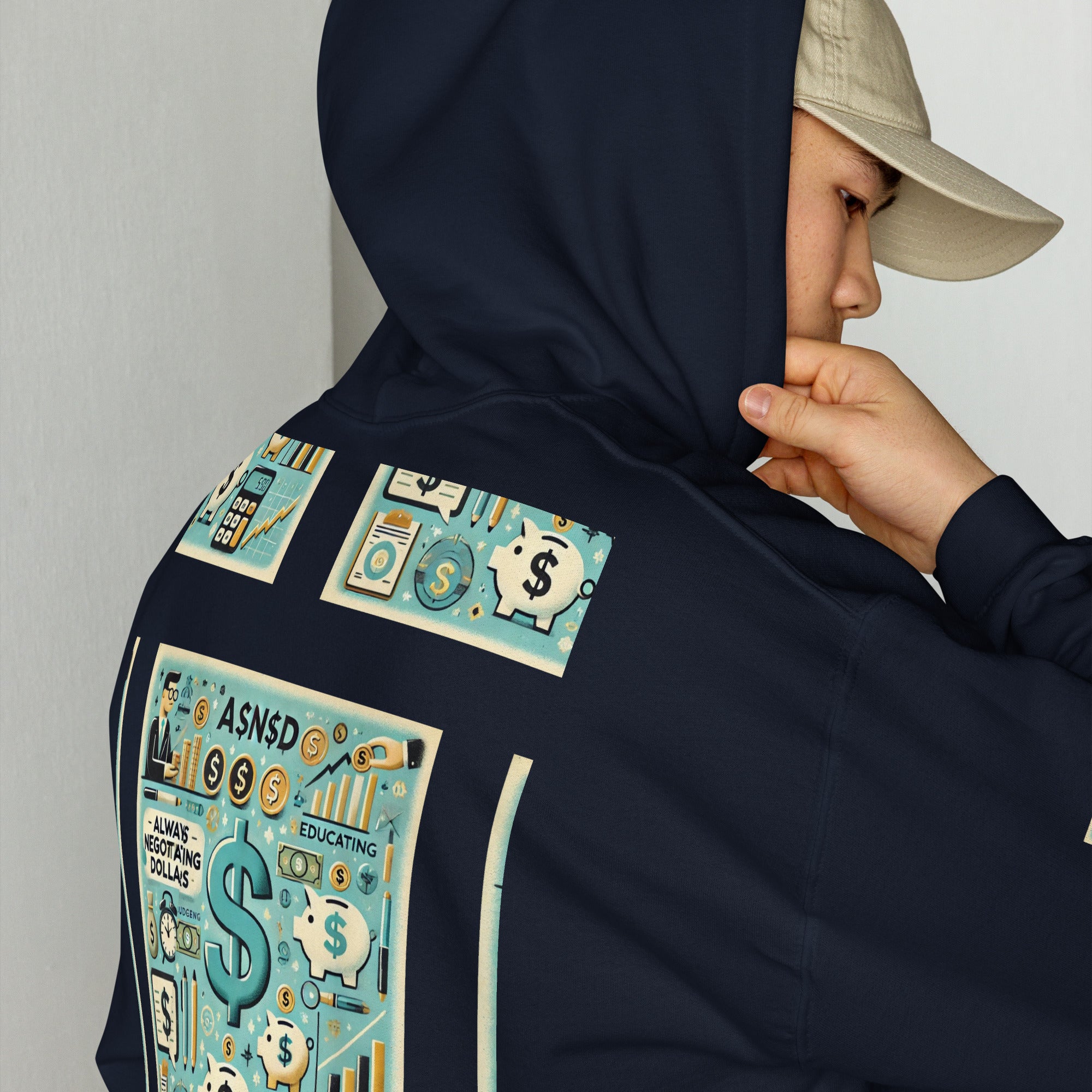 AND INC "Always Negotiating Dollars" Premium Pullover Hoodie